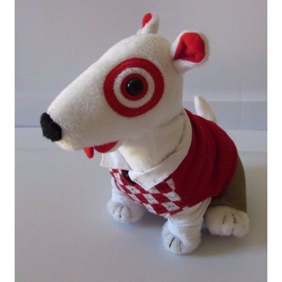 target bullseye dog plush